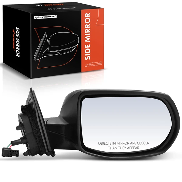 2016-2022 Honda HR-V Right Passenger Side Mirror, Powered, Smooth Black A-Premium APMI1327TW