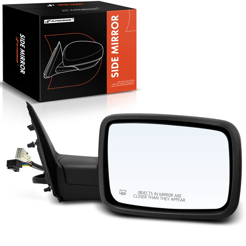 Passenger Chrome Mirror with Power Glass Adjust for Dodge Ram 1500 2500