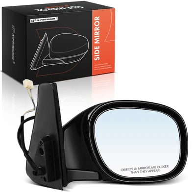 Passenger Smooth Black Mirror with Power Adjustment