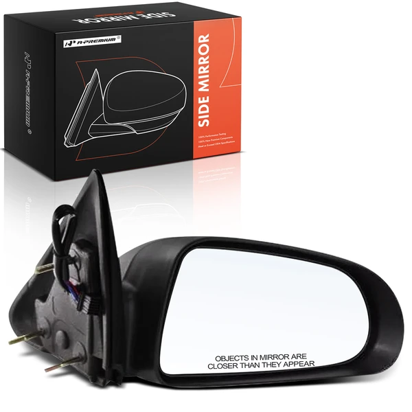 Right Passenger Side Mirror, Powered, Black A-Premium APMI2733TW