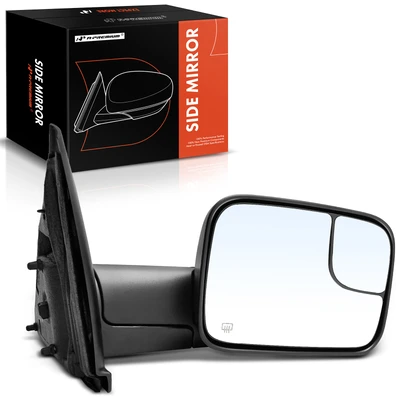 Front passenger Black Heated Mirror with Power Glass Adjust