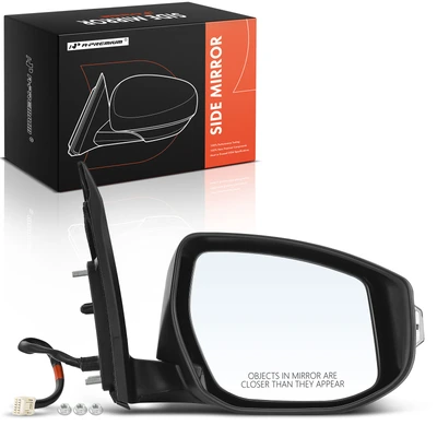 Passenger Black Power Heated Mirror 7-Pin