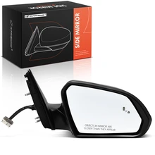 2018-2019 Hyundai Sonata Right Passenger Side Mirror, Powered, with Heated, Smooth Black A-Premium APMI2350TW