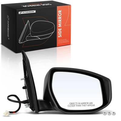 2013-2019 Nissan Sentra Right Passenger Side Mirror, Powered 2013-2019 Nissan Sentra, Black A-Premium APMI376