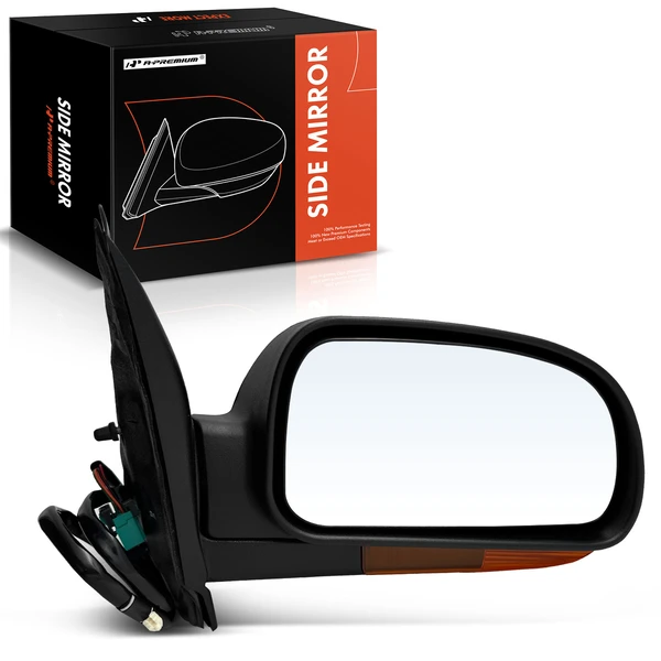 2002-2005 GMC Jimmy Right Passenger Side Mirror, Powered, with Heated, Textured Black A-Premium APMI1364TW