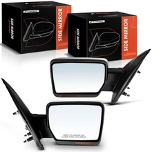 2009-2010 Ford F-150 Driver & Passenger Mirror, Powered, with Heated, Chrome A-Premium APMI1366TW