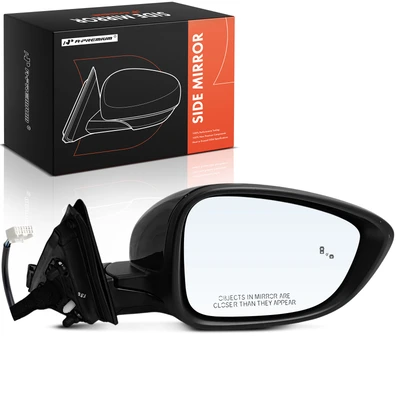 Passenger Power Mirror with Manual Fold Blind Spot Heated