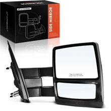 Passenger Textured Black Mirror with Manual Glass Adjust