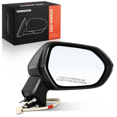 Passenger Black Power Heated Mirror 7-Pin