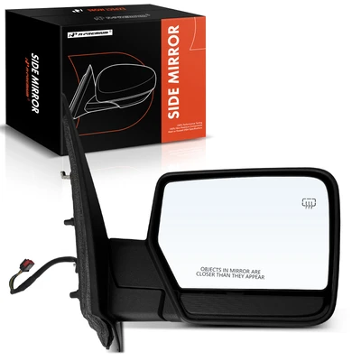 Passenger Black Mirror without Turn Signal Indicator