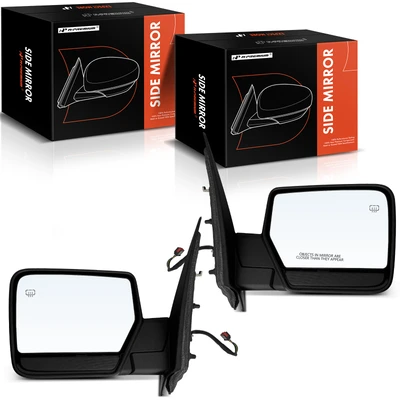 2pcs Driver & Passenger Black Mirror with Power Glass Adjust