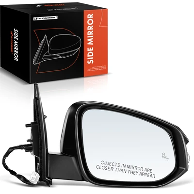 Front Passenger Black Power Heated Mirror with TurnSignal