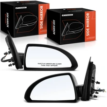 2014-2016 Chevrolet Impala Limited Driver & Passenger Mirror, Powered, with Heated, Smooth Black A-Premium APMI1352TW