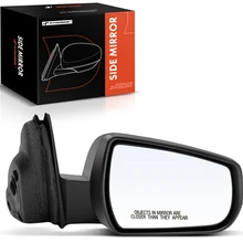 Passenger Black Mirror without Turn Signal Indicator
