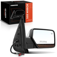 2012-2014 Lincoln Navigator Right Passenger Side Mirror, Powered, with Heated, Chrome A-Premium APMI1446TW