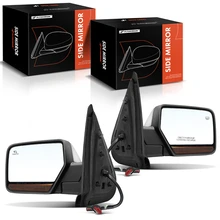 2012-2014 Lincoln Navigator Driver & Passenger Mirror, Powered, with Heated, Chrome A-Premium APMI1445TW