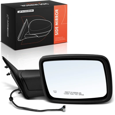 Right Mirror, with Heating, Power Adjustment, Power Folding, Smooth Black A-Premium APMI3435TW