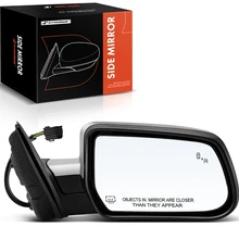 Passenger Chrome Mirror with Power Glass Adjust