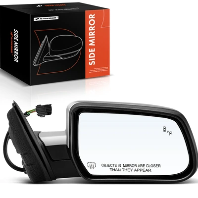 Passenger Chrome Mirror with Power Glass Adjust