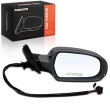 Right Mirror, with Heating, Power Adjustment, Power Folding, Black A-Premium APMI3428TW