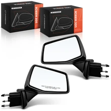Left & Right Mirror, Manual Adjustment, Manual Folding, Textured Black A-Premium APMI3440TW