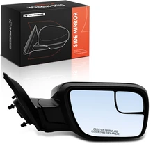 Right Mirror, Power Adjustment, Manual Folding, Smooth Black A-Premium APMI3437TW