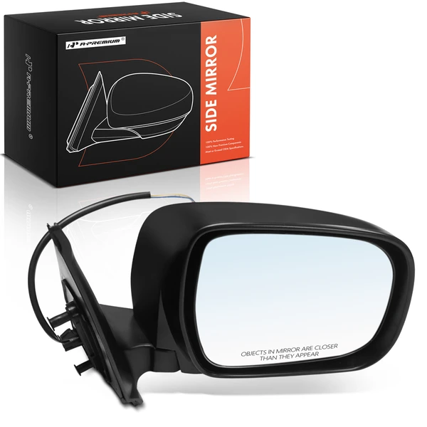 2005-2011 Toyota Tacoma Right Passenger Side Mirror, Powered 2005-2011 Toyota Tacoma, Textured Black A-Premium APMI3045TW