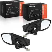 2011-2014 Hyundai Sonata Driver & Passenger Mirror, Powered 2011-2014 Hyundai Sonata, Smooth Black A-Premium APMI2376TW