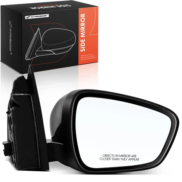 2020-2021 Ford Escape Right Passenger Side Mirror, Powered, Smooth Black A-Premium APMI2384TW