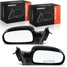 Left & Right Mirror, Power Adjustment, Power Folding, Smooth Black A-Premium APMI3233TW