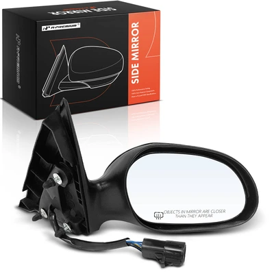 Passenger Smooth Black Mirror with Power Glass Adjust