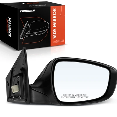 Passenger Black Manual Folding Mirror Assembly