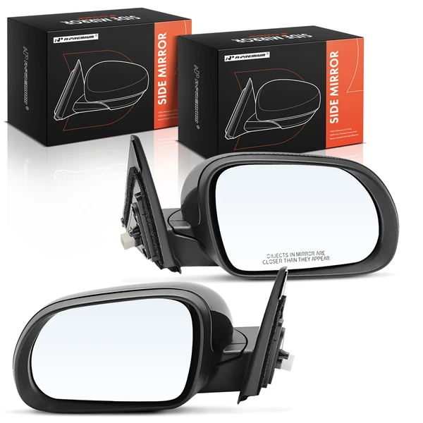 2020-2023 Kia Soul Driver & Passenger Mirror, Powered, Black A-Premium APMI3163TW