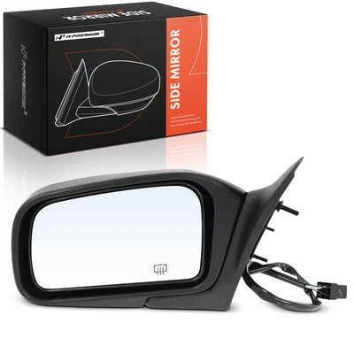 Driver Black Power Mirror with Heated