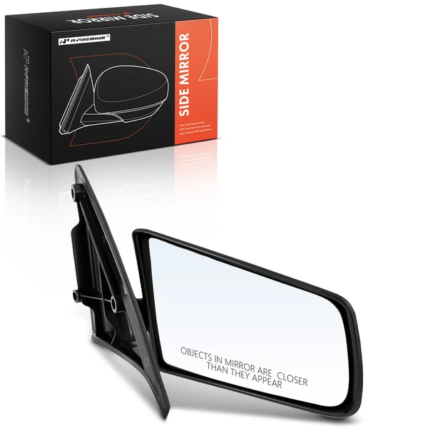 Right Passenger Side Mirror, Manual, Textured Black A-Premium APMI2760TW