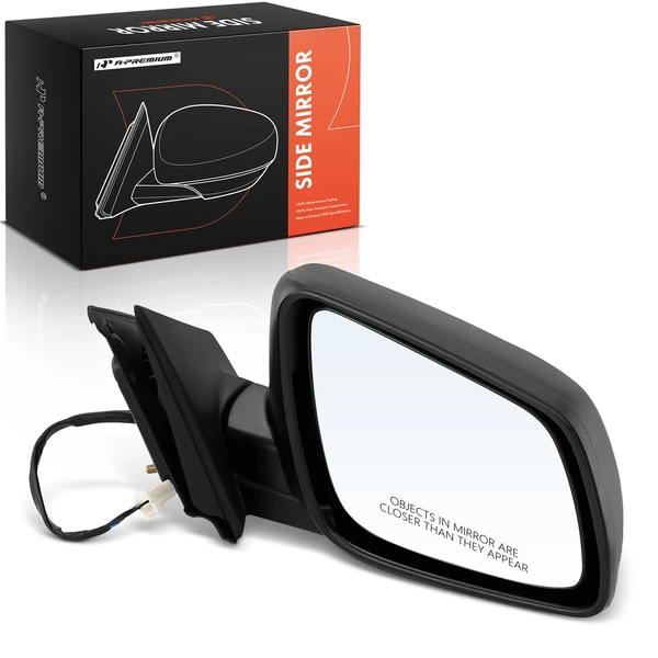 Right Passenger Side Mirror, Powered, with Heated, Black A-Premium APMI2761TW