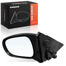 1996-2000 Honda Civic Driver Side Mirror Assembly, Manual Adjustment, Non-Folding, Textured Black A-Premium APMI2765TW