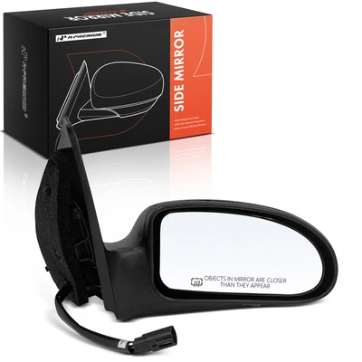 Passenger Black Textured Mirror with Power Glass Adjust