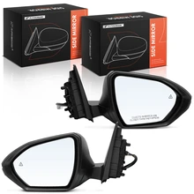 2022-2024 Hyundai Tucson Left & Right Mirror, with Heating, Power Adjustment, Manual Folding, Black A-Premium APMI3167TW