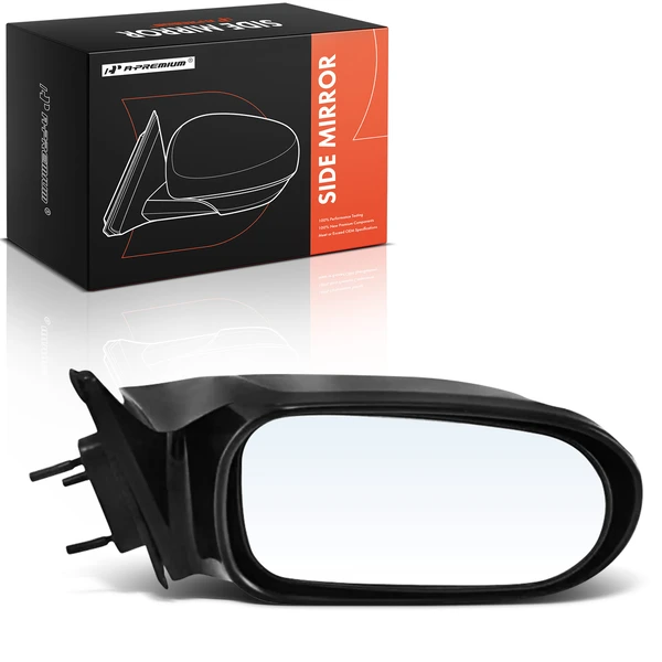 Right Passenger Side Mirror, Powered, Smooth Black A-Premium APMI2776TW