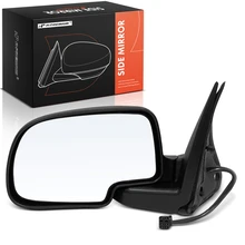 2000-2006 GMC Yukon Left Driver Side Mirror, Powered, with Heated, Textured Black A-Premium APMI2046