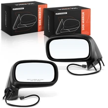 1992-1999 Pontiac Bonneville Left & Right Mirror, Power Adjustment, Non-Folding, Black A-Premium APMI3235TW