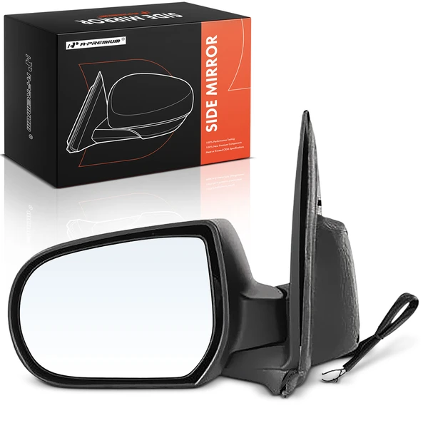 2005-2007 Mercury Mariner Left Driver Side Mirror, Powered, with Heated, Textured Black A-Premium APMI2785TW