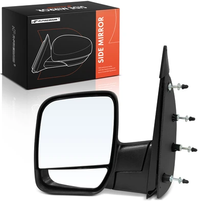 Driver Black Mirror with Manual Glass Adjust