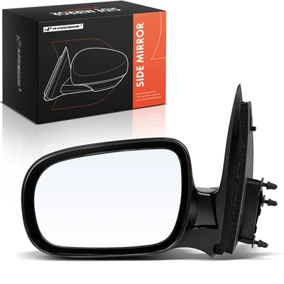 Driver Smooth Black Mirror with Manual Glass Adjust