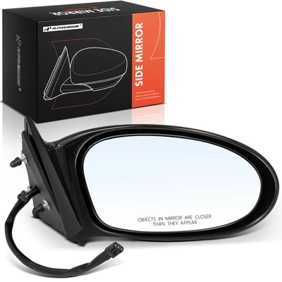 Passenger Smooth Black Mirror with Power Glass Adjust