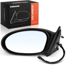 2002-2005 Pontiac Grand Am Left Driver Side Mirror, Powered 2002-2005 Pontiac Grand Am, Smooth Black A-Premium APMI2067