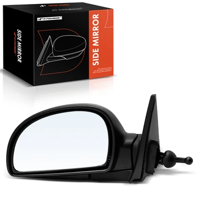Driver Black Mirror with Manual Glass Adjust