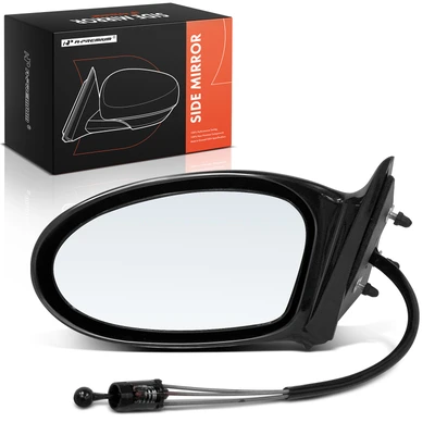 Driver Black Mirror with Manual Glass Adjust