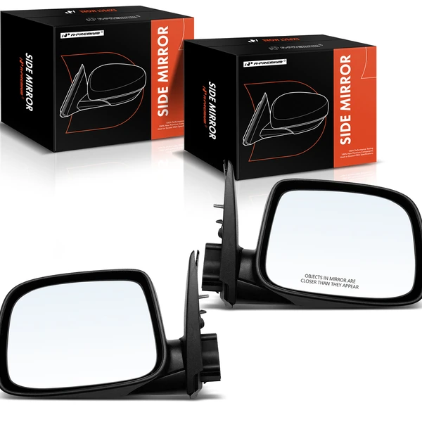 2004-2012 GMC Canyon Driver & Passenger Mirror, Powered 2004-2012 GMC Canyon, Textured Black A-Premium APMI1521TW